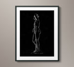 18th C. Engraving of Greek Male Nude - 1