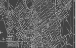 1930s Monochromatic Map of San Jose