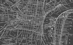 1900s Lithograph Map of Philadelphia