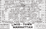 1955 Midtown Manhattan Map