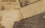 Circa 1900 New York Map