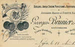 Vermouth Invoice Art - Circa 1898