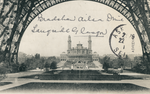 Vintage French Postcard - Le Trocadero