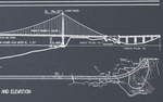 Golden Gate Bridge Art Blueprint