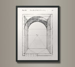 The Practice of Perspective: 18th C. Etchings - Plate #70