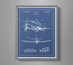 Vintage Airplane Blueprint Art - Curtiss Torpedo Bomber
