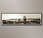 1913 Brooklyn Bridge Panoramic