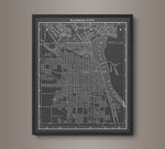 1900s Lithograph Map of Kansas City