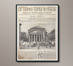 Vintage Italian Newspaper - Roma Antica Full Cover 1