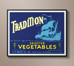 Vintage Produce Label Art - Tradition
