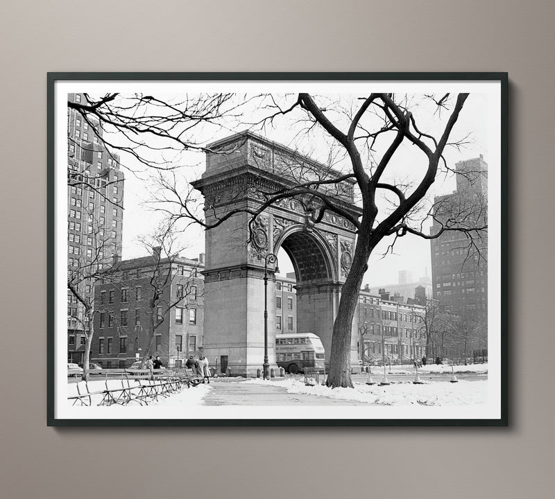 New York's Washington Square Photograph 1950s