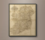 1852 Map of Ireland