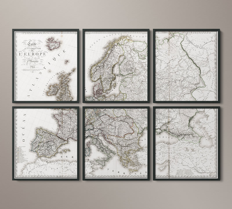 1816 Map of Europe