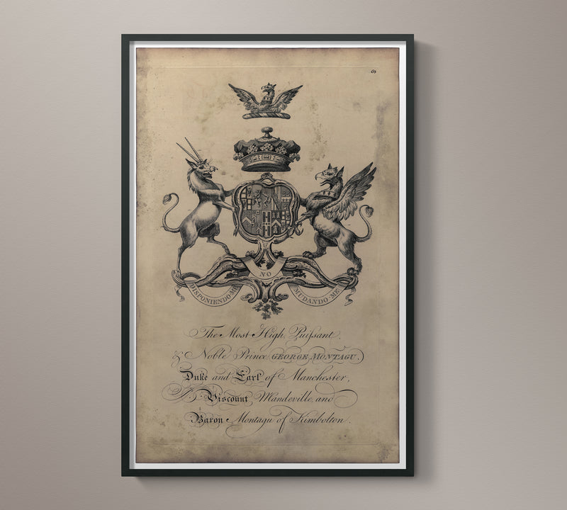 18th C. English Armorial Engraving - 2
