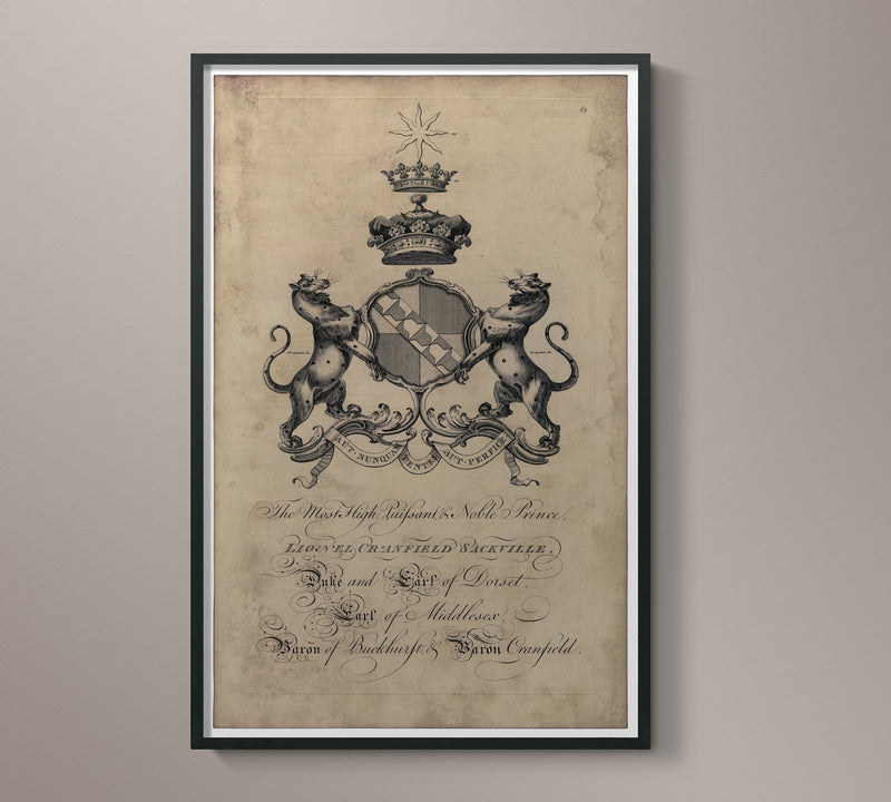 18th C. English Armorial Engraving - 3