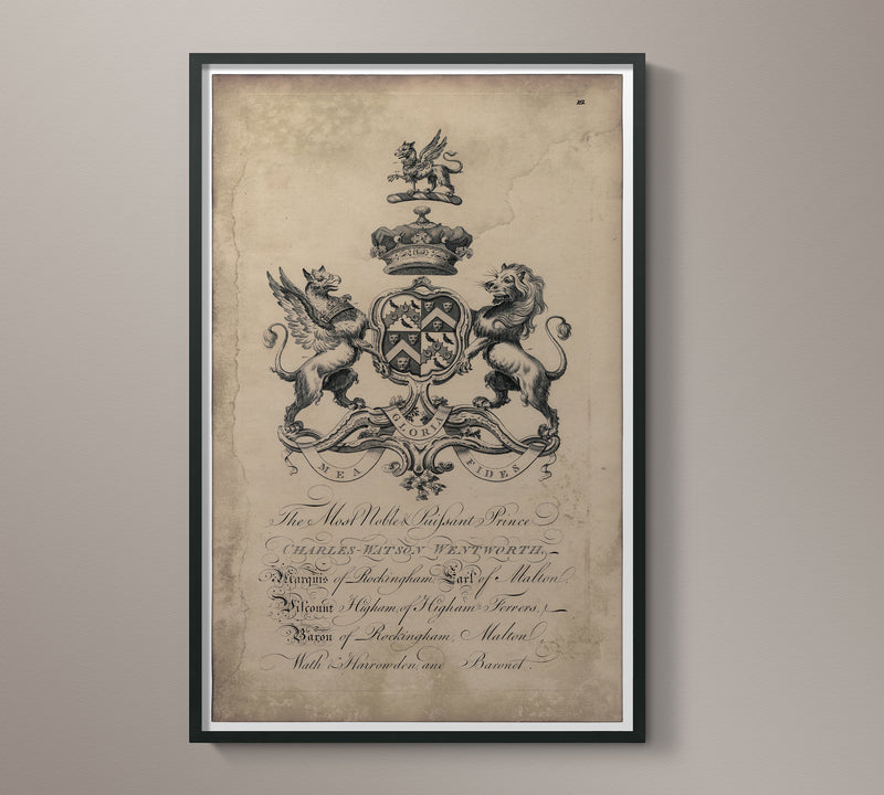 18th C. English Armorial Engraving - 4