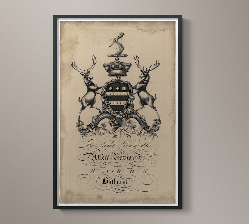 18th C. English Armorial Engraving - 5