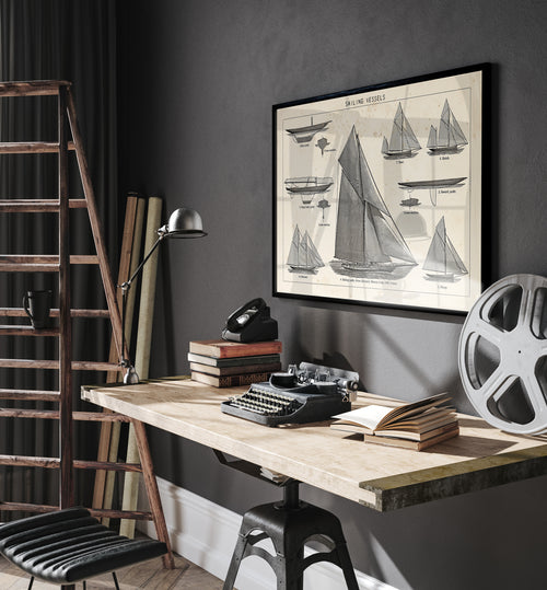 19th C. Sailing Vessels