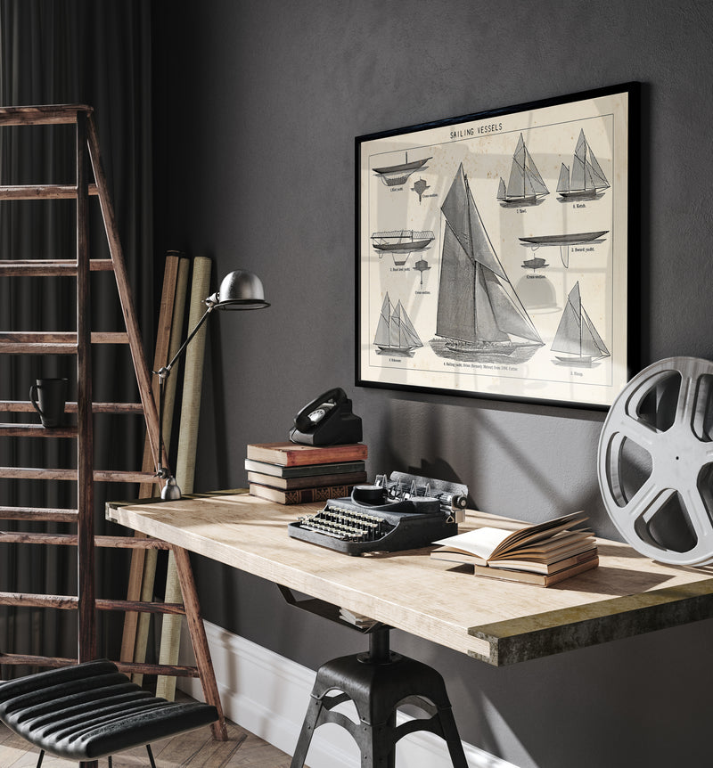 19th C. Sailing Vessels