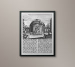 17th C. Baroque Architectural and Garden Elevation 1