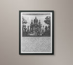17th C. Baroque Architectural and Garden Elevation 2