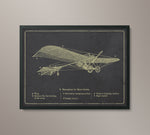 Vintage Airplane Collection - Hans Grade - Vintage Black
