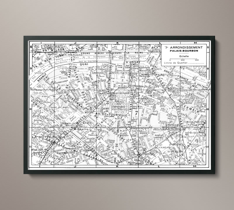 Paris 7th Arrondissement Map - Palais-Bourbon