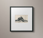 Vintage French Postcard - Le Mont Saint Michel