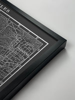 1920s Monochromatic Map of Tel Aviv