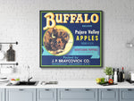 Vintage Produce Label Art - Buffalo