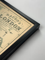 Circa 1890 London Map