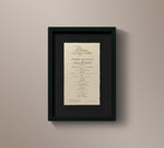 Vintage French Brasserie Menu 1