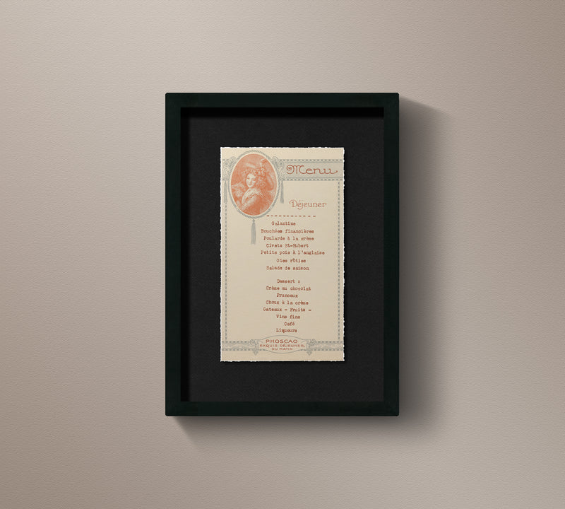 Vintage French Brasserie Menu 3