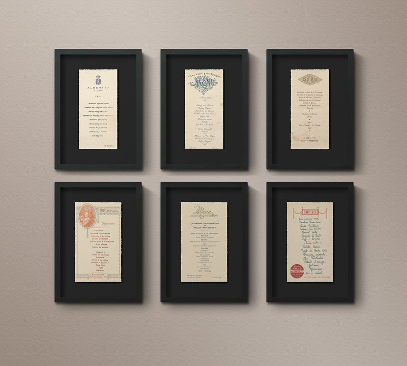 Vintage French Brasserie Menu 1
