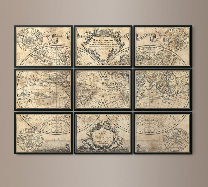 L’Isle’s 1720 World Map