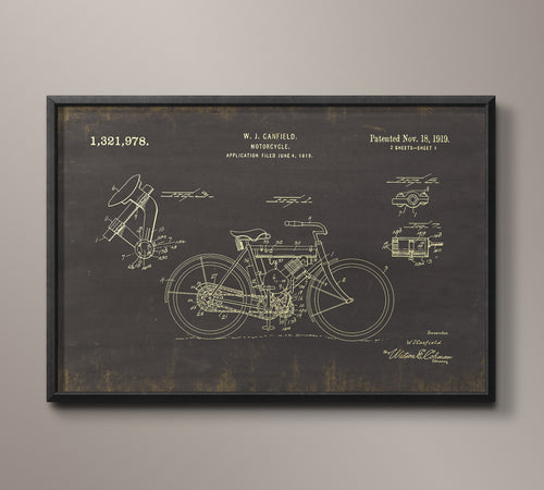 Motorcycle Patent Document - Canfield 1
