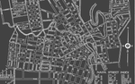 1930s Monochromatic Map of Napa