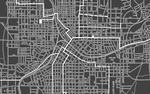 1900s Monochromatic Map of Atlanta