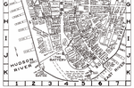 1955 New York Financial District Map