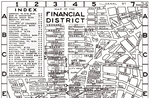 1955 New York Financial District Map