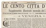 Vintage Italian Newspaper - Venezia Full Cover 1