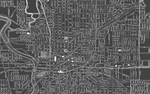 1900s Lithograph Map of Indianapolis