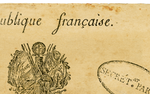 Vintage French 1800 Letter to the French Minister of War