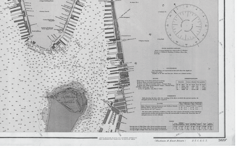 20th C. Nautical Survey Maps - New York