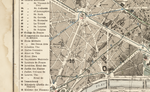 Vintage Paris Map