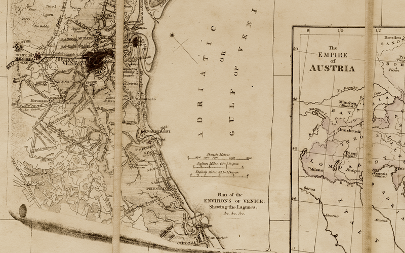 Stanford’s 1859 Map of Italy