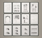 The Practice of Perspective: 18th C. Etchings - Plate #75