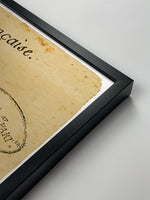 Vintage French 1800 Letter to the French Minister of War