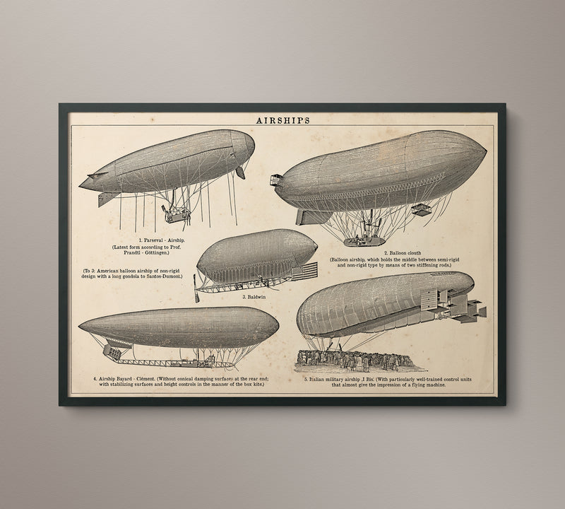 1910 Airships Diagram
