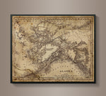Circa 1895 Alaska Map